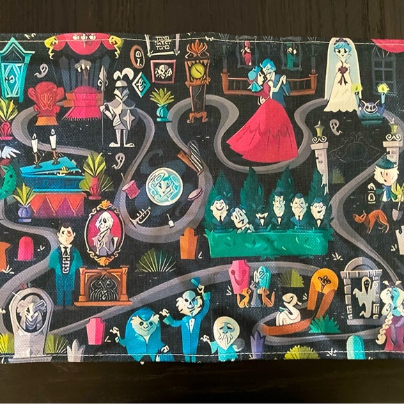 Disneys Haunted Mansion Set of 4 Inspired Dining Room Table Place Mats. - Picture 5 of 6